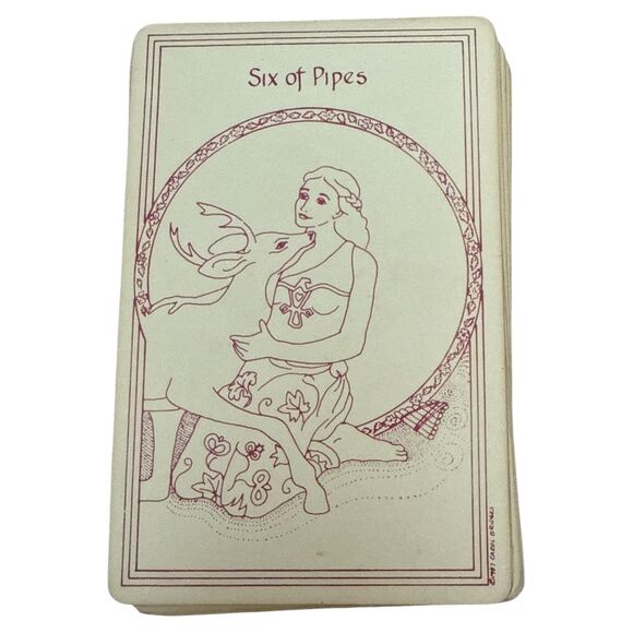 Medicine Woman Tarot Deck Carol Bridges Monochrome Early Print 1991 No Box - Picture 4 of 7